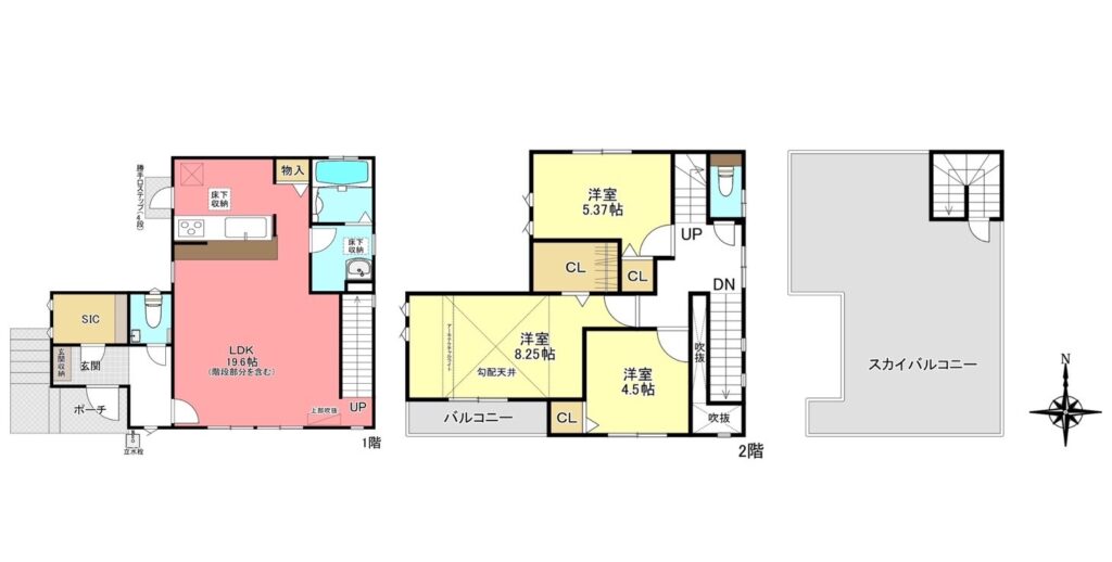 佐倉市｜臼井田｜中古戸建｜3LDK+スカイバルコニー
