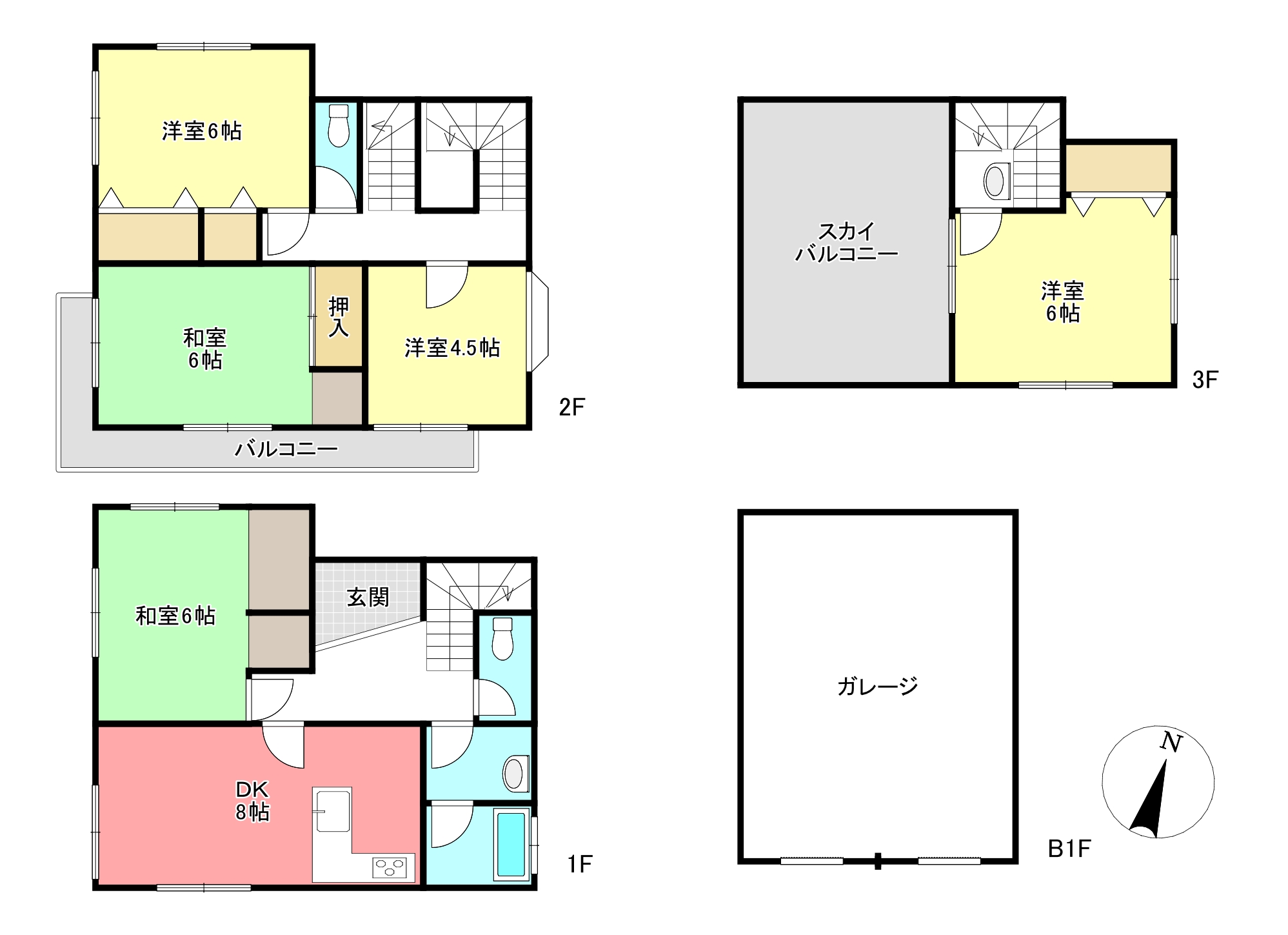 八千代市｜萱田｜中古戸建｜5DK